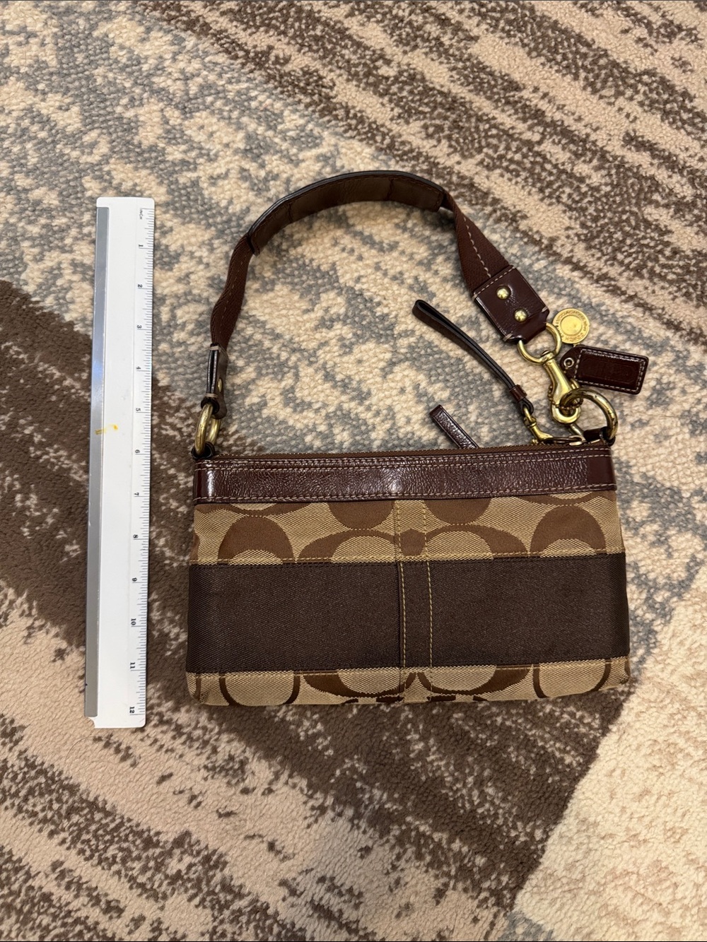 Vintage Coach Demi Stripe bag - Picture 3 of 4